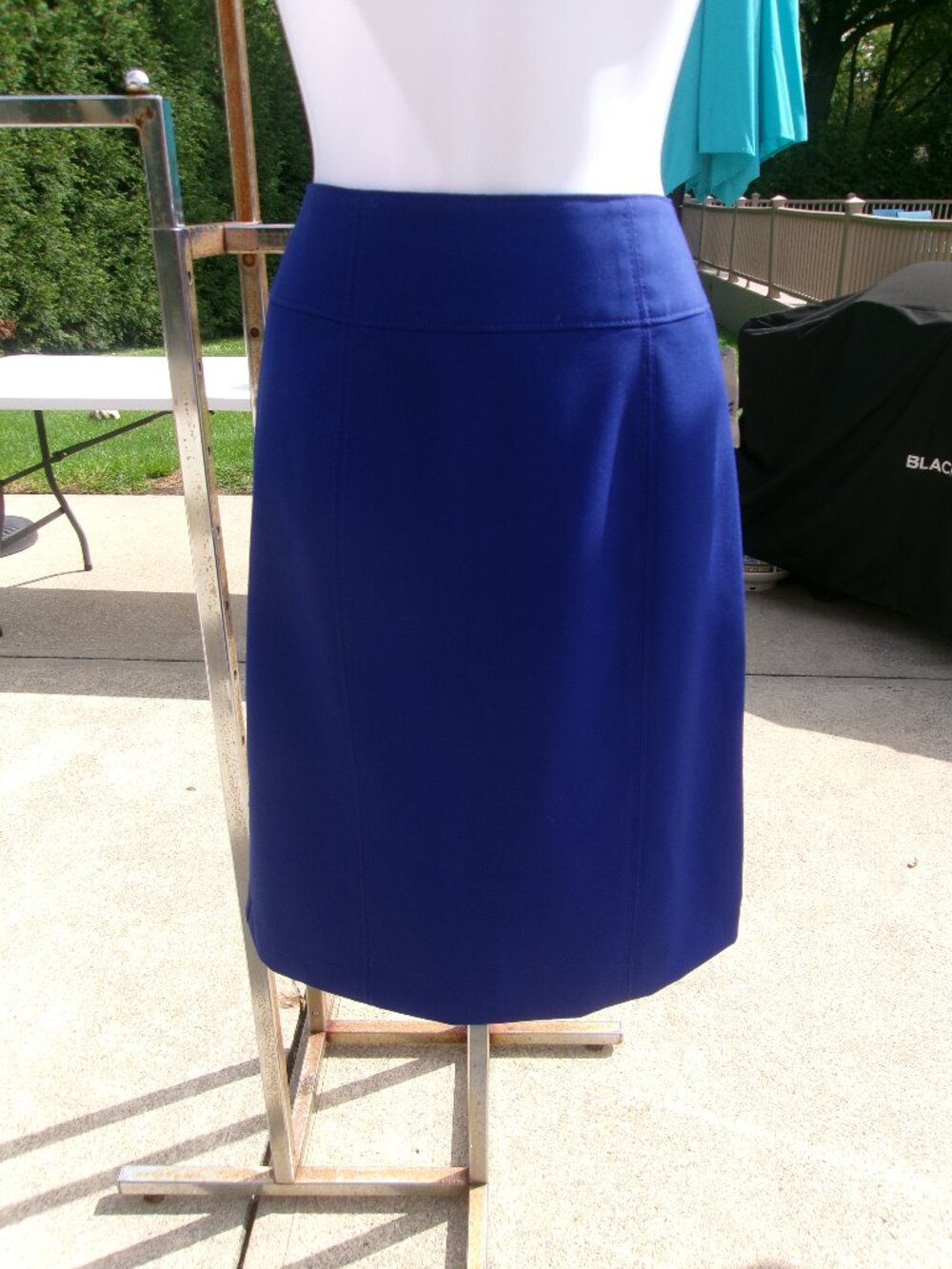 NWT WORTHINGTON COLBOLT BLUE STRAIGHT SKIRT 8